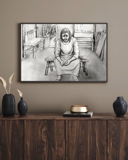 Jesus Grieving Joseph (Digital Download)