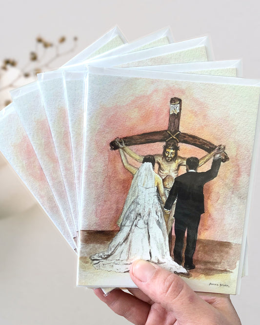 Sacrifice of Love Greeting Cards