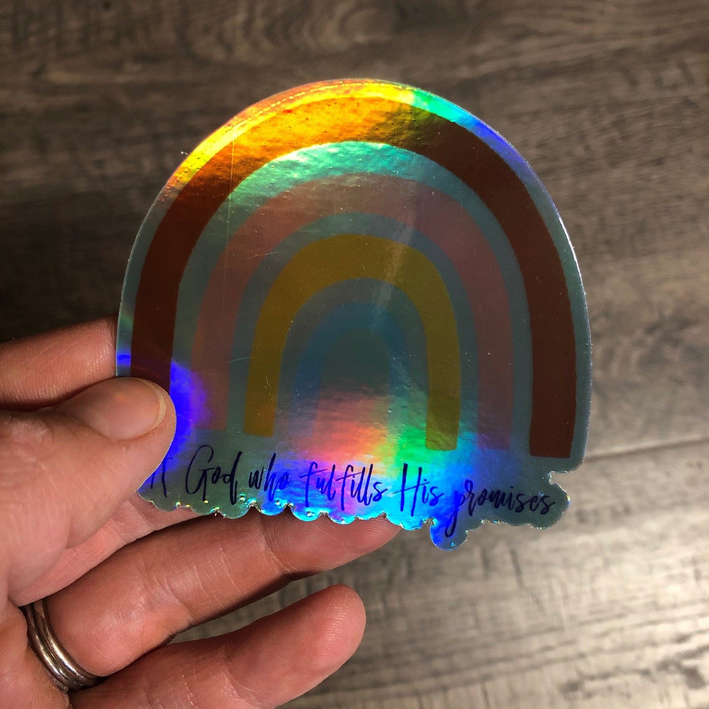 Fulfills His Promises Stickers