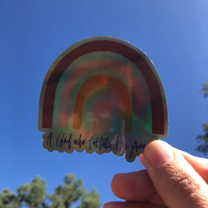 Fulfills His Promises Stickers