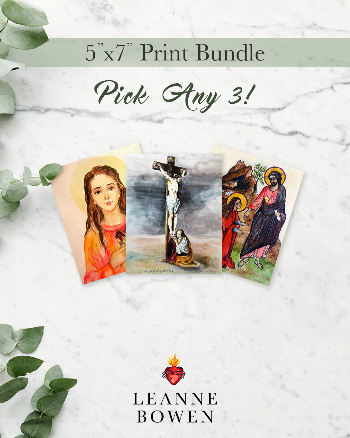 5 x 7 Print Bundle - Pick 3