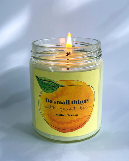 With Great Love Candle (Orange Blossom)