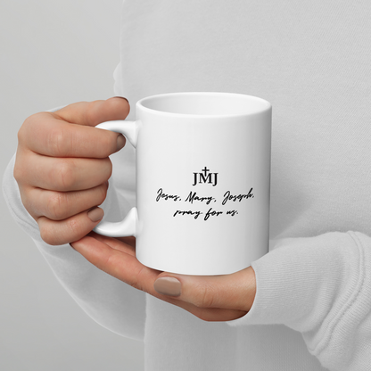 Hearts of the Holy Family JMJ Mug